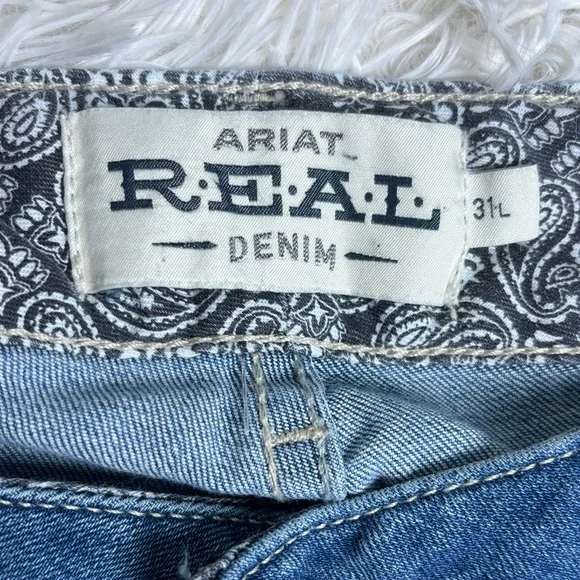 ARIAT WOMEN'S R.E.A.L. MID RISE PATRICIA BOOTCUT JEANS - Picture 4 of 9
